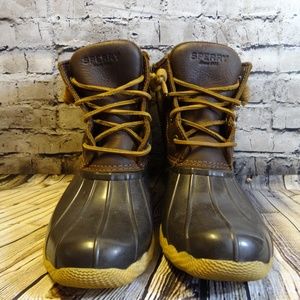 Sperry Women's Rain boots-Waterproof-Size 7M-Brown